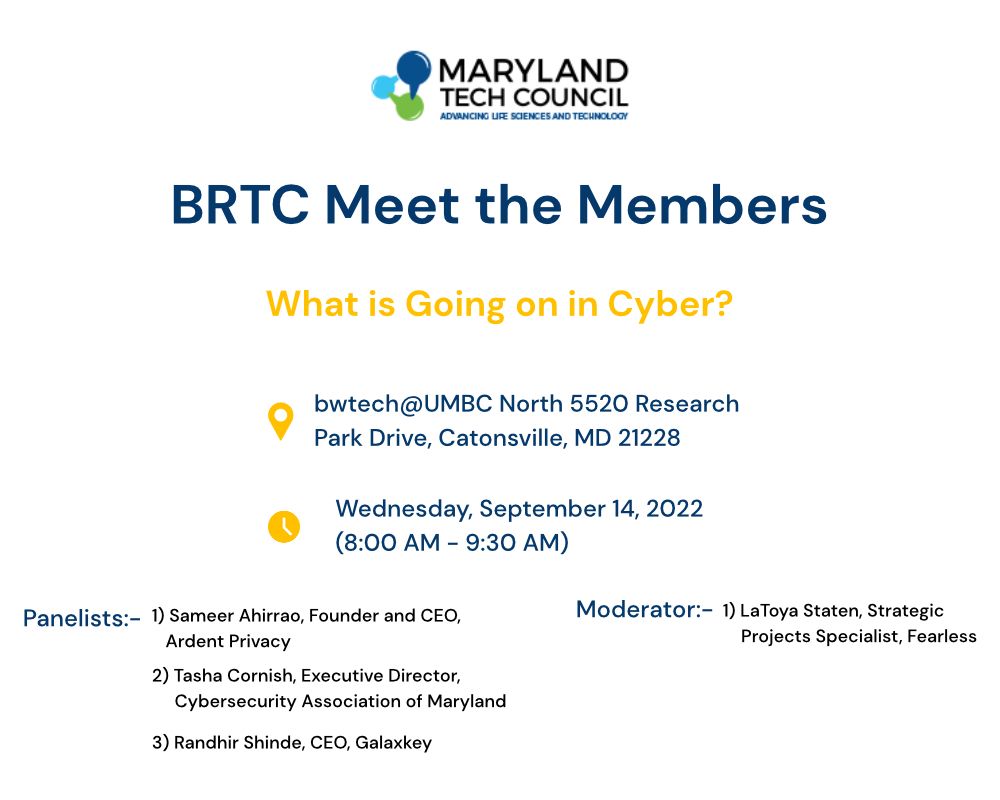 BRTC Meet the Members: What is Going on in Cyber?
