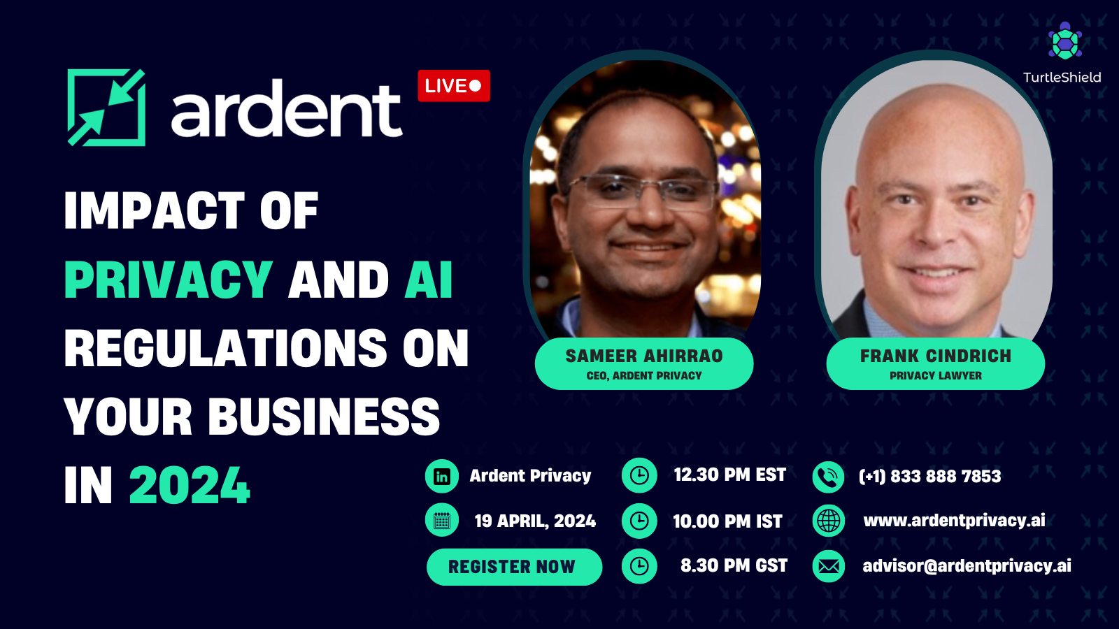 Webinar - Impact of Privacy and AI Regulations on your business in 2024